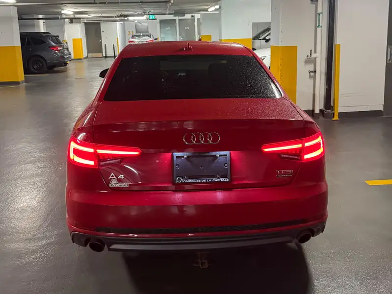 2017 Audi A4 Progressiv, červená, 245 000 km, dovoz Kanada — foto 2 z 5
