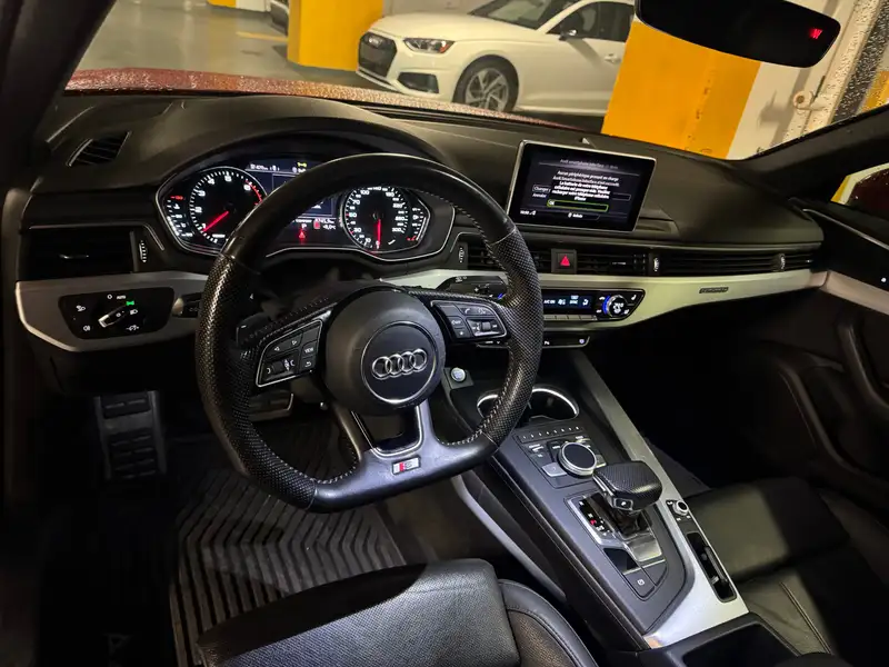 2017 Audi A4 Progressiv, červená, 245 000 km, dovoz Kanada — foto 5 z 5