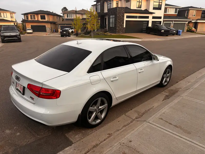 2013 Audi A4 Premium Plus, bílá, 182 950 km, dovoz Kanada — foto 4 z 10