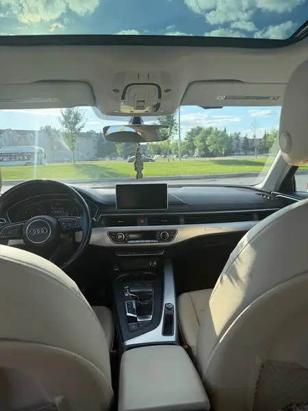 2017 Audi A4 Progressiv, červená, 148 000 km, dovoz Kanada — foto 4 z 12