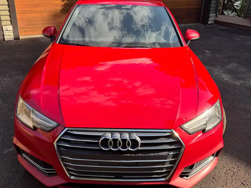 2017 Audi A4 S-line progressive, červená, 165 000 km, dovoz Kanada — foto 7 z 8