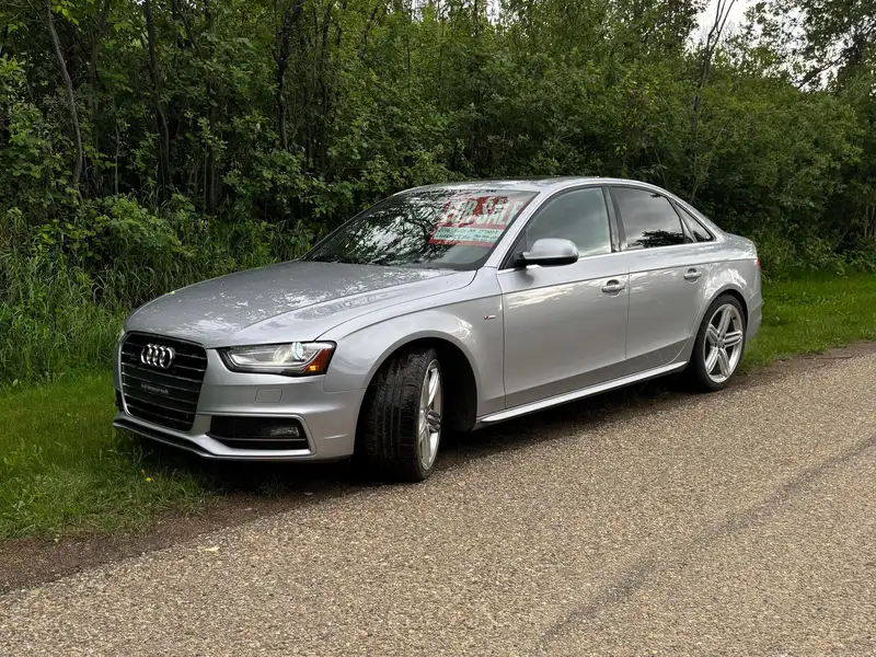 2016 Audi A4 Progressiv plus, stříbrná, 179 000 km, dovoz Kanada — foto 7 z 8