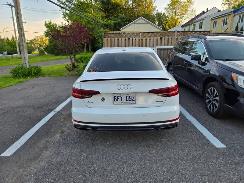 2019 Audi A4 Progressiv, bílá, 72 872 km, dovoz Kanada — foto 3 z 10