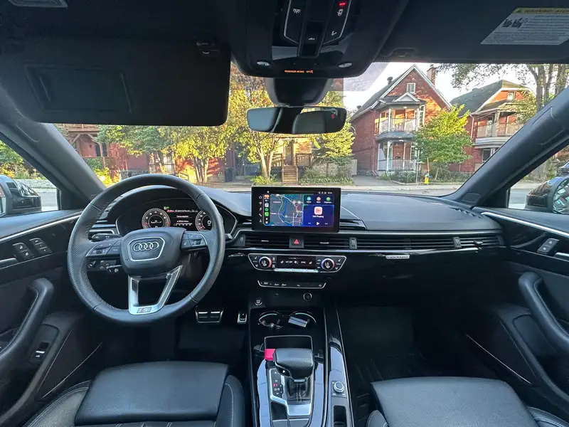 2022 Audi A4 Technik, modrá, 78 500 km, dovoz Kanada — foto 6 z 12