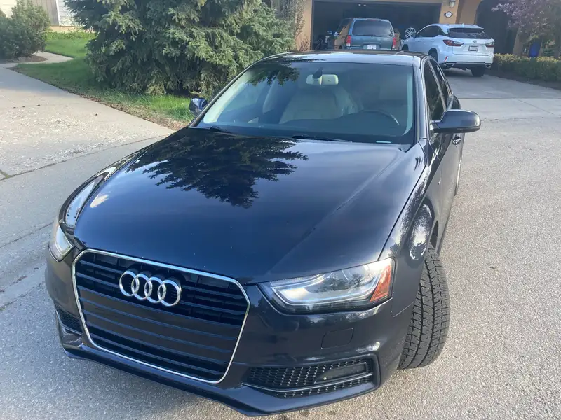 2015 Audi A4 Technik plus, modrá, 155 150 km, dovoz Kanada — foto 3 z 12