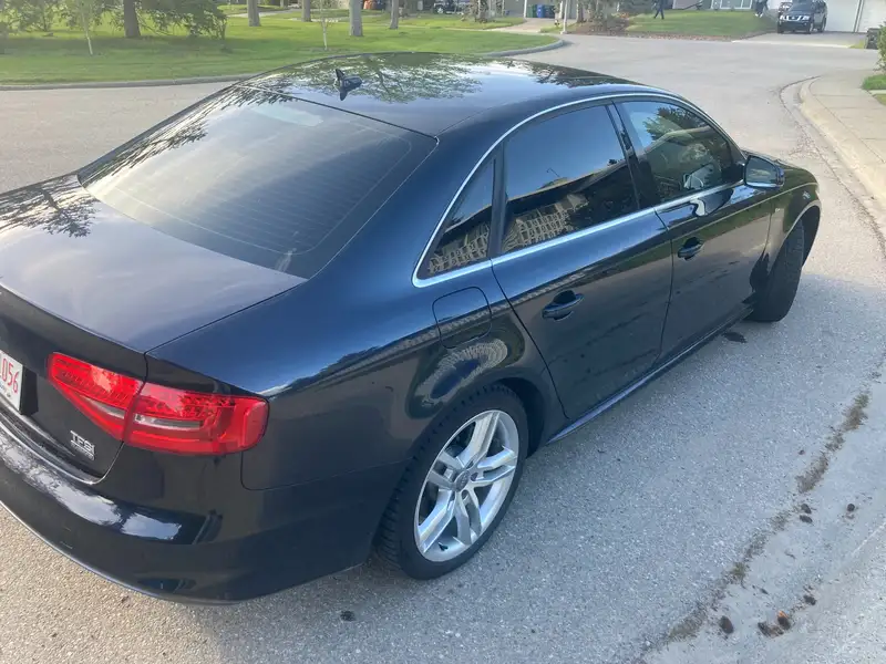 2015 Audi A4 Technik plus, modrá, 155 150 km, dovoz Kanada — foto 6 z 12