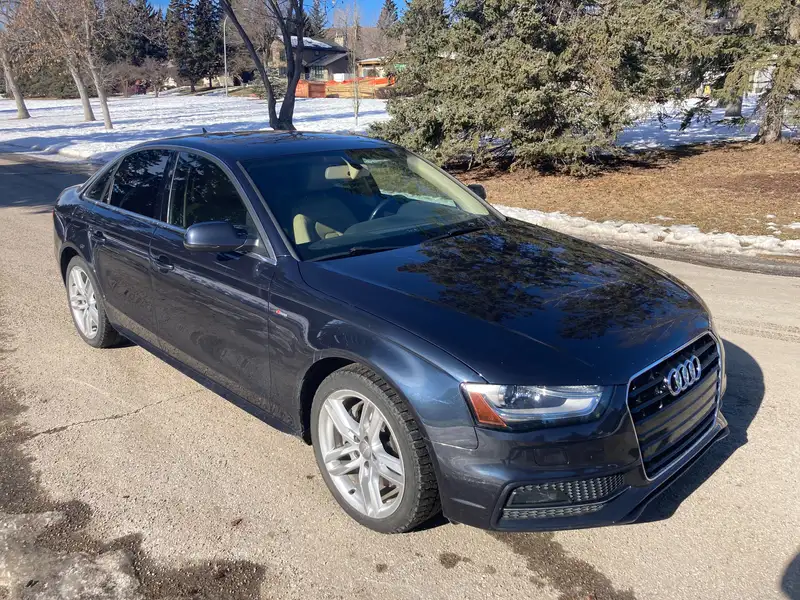 2015 Audi A4 Technik plus, modrá, 155 150 km, dovoz Kanada — foto 7 z 12
