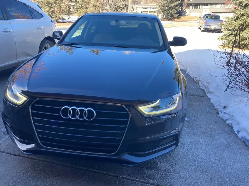 2015 Audi A4 Technik plus, modrá, 155 150 km, dovoz Kanada — foto 8 z 12