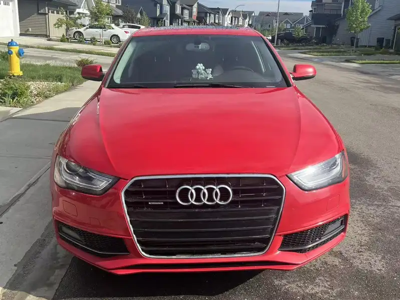 2015 Audi A4 Technik plus, červená, 157 000 km, dovoz Kanada — foto 5 z 11