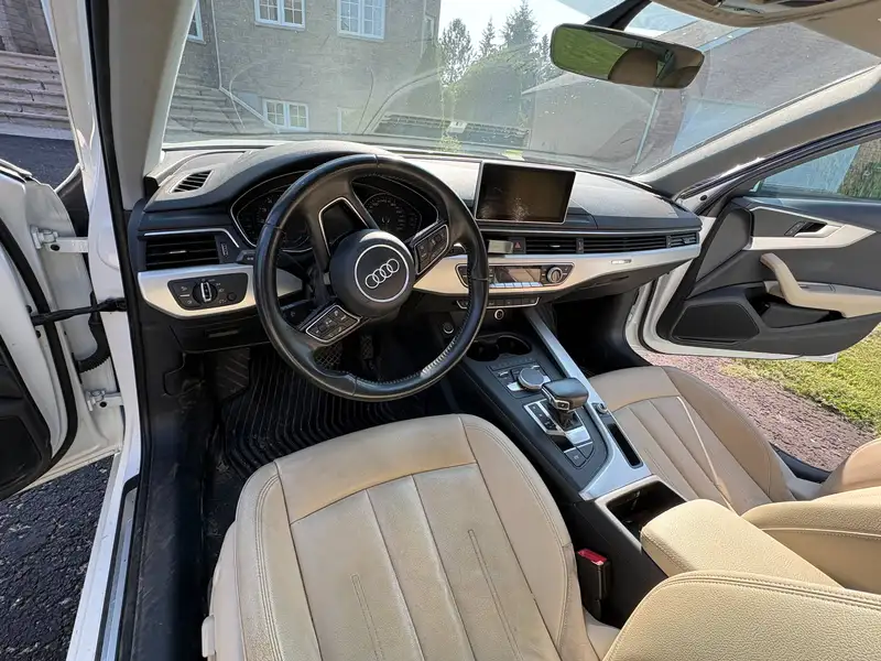 2017 Audi A4 Progressiv, bílá, 123 390 km, dovoz Kanada — foto 4 z 9