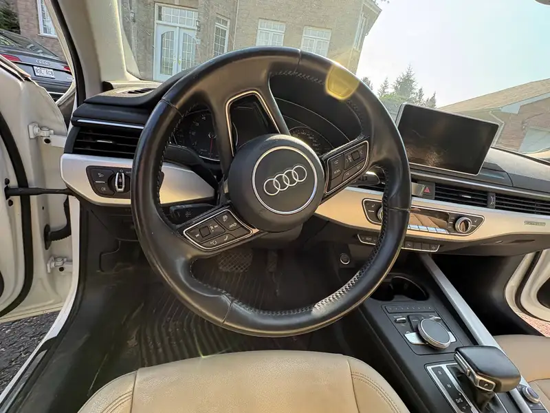 2017 Audi A4 Progressiv, bílá, 123 390 km, dovoz Kanada — foto 9 z 9