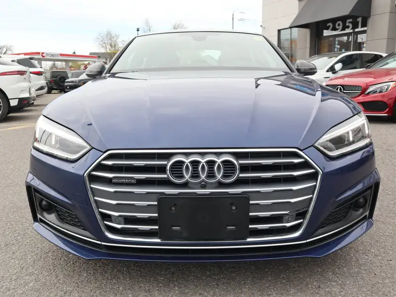2018 Audi A5 Technik, modrá, 98 236 km, dovoz Kanada — foto 2 z 12