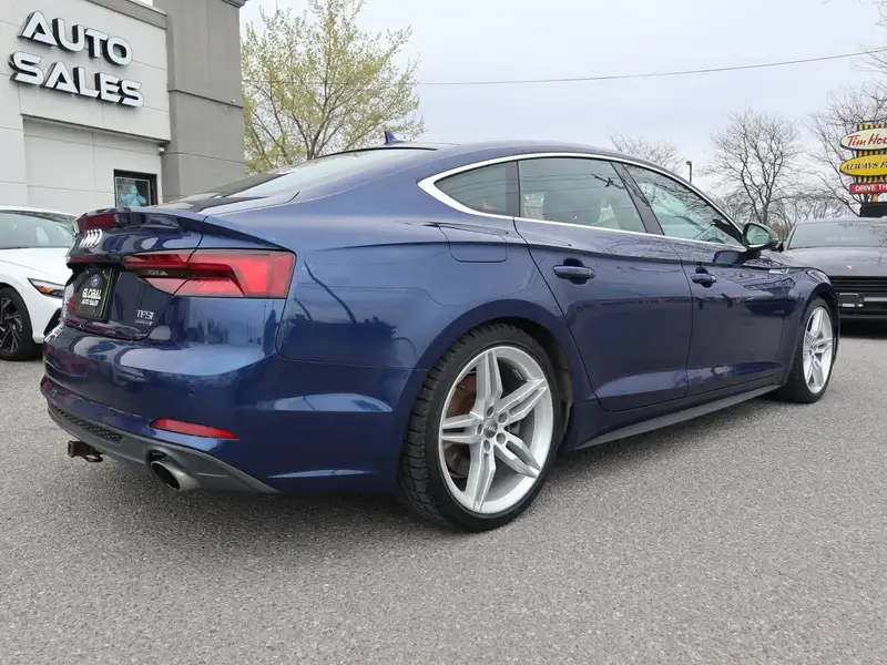 2018 Audi A5 Technik, modrá, 98 236 km, dovoz Kanada — foto 8 z 12