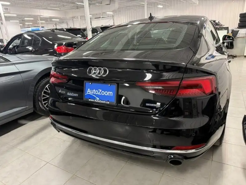 2019 Audi A5 AWD, černá, 94 023 km, dovoz Kanada — foto 4 z 7