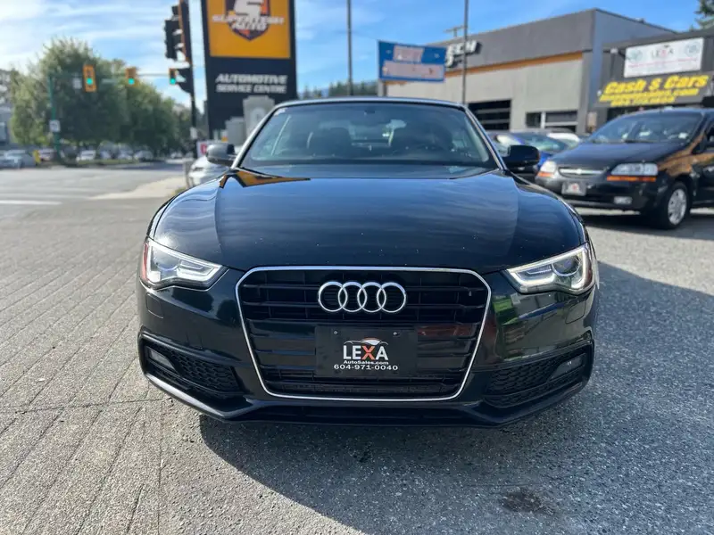 2015 Audi A5 2dr Conv Auto Technik, černá, 113 843 km, dovoz Kanada — foto 3 z 12