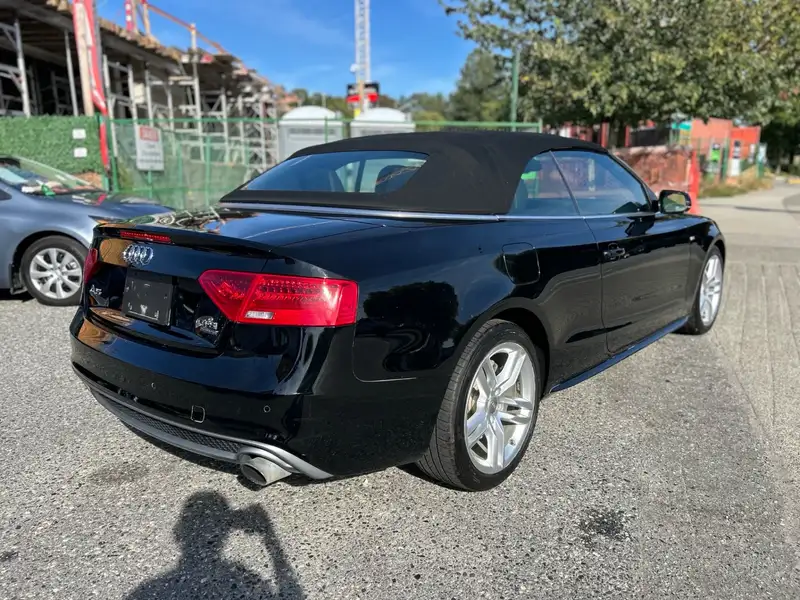 2015 Audi A5 2dr Conv Auto Technik, černá, 113 843 km, dovoz Kanada — foto 5 z 12