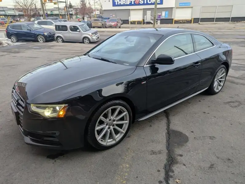 2016 Audi A5 2dr Cpe Auto Progressiv plus, černá, 166 970 km, dovoz Kanada — foto 4 z 12