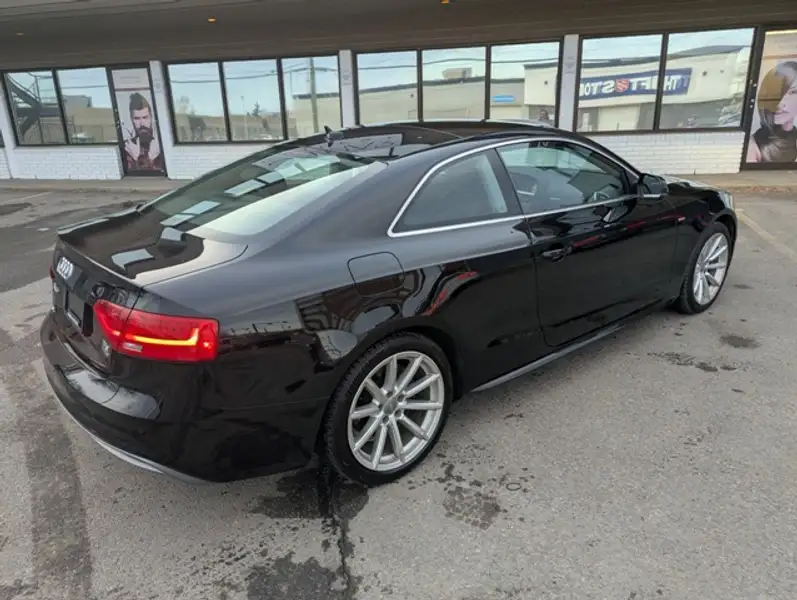 2016 Audi A5 2dr Cpe Auto Progressiv plus, černá, 166 970 km, dovoz Kanada — foto 5 z 12