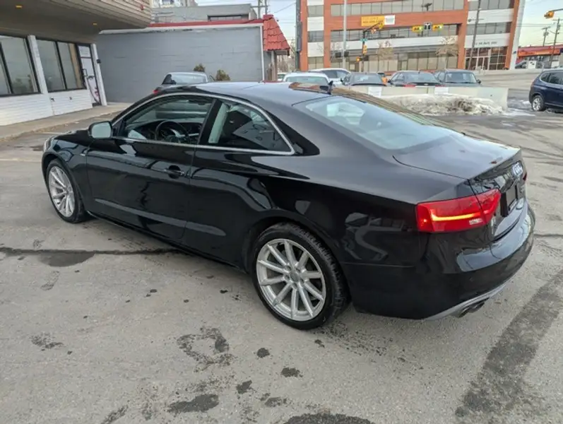 2016 Audi A5 2dr Cpe Auto Progressiv plus, černá, 166 970 km, dovoz Kanada — foto 8 z 12
