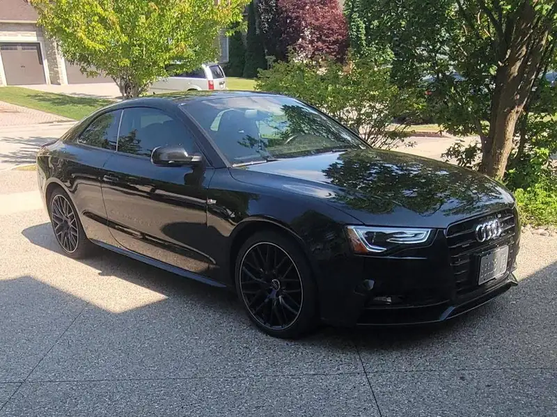 2016 Audi A5 Progressiv Plus S Line, černá, 61 189 km, dovoz Kanada — foto 2 z 12
