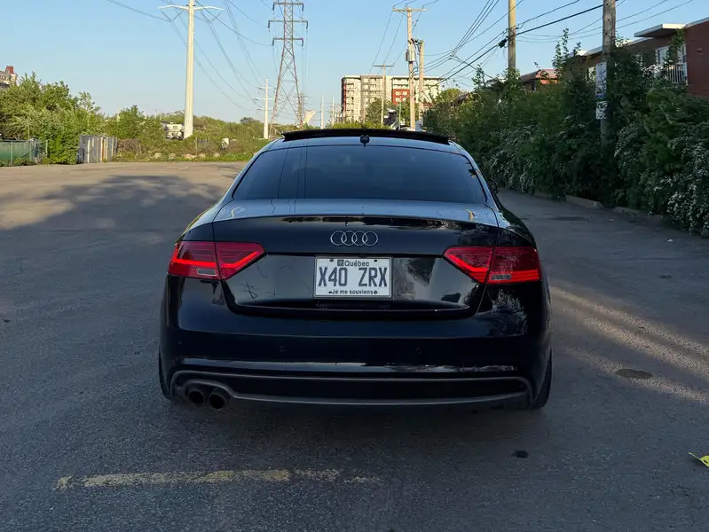2014 Audi A5 Technik, černá, 125 000 km, dovoz Kanada — foto 4 z 10