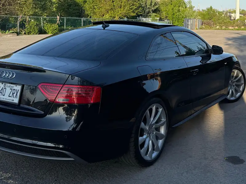 2014 Audi A5 Technik, černá, 125 000 km, dovoz Kanada — foto 5 z 10