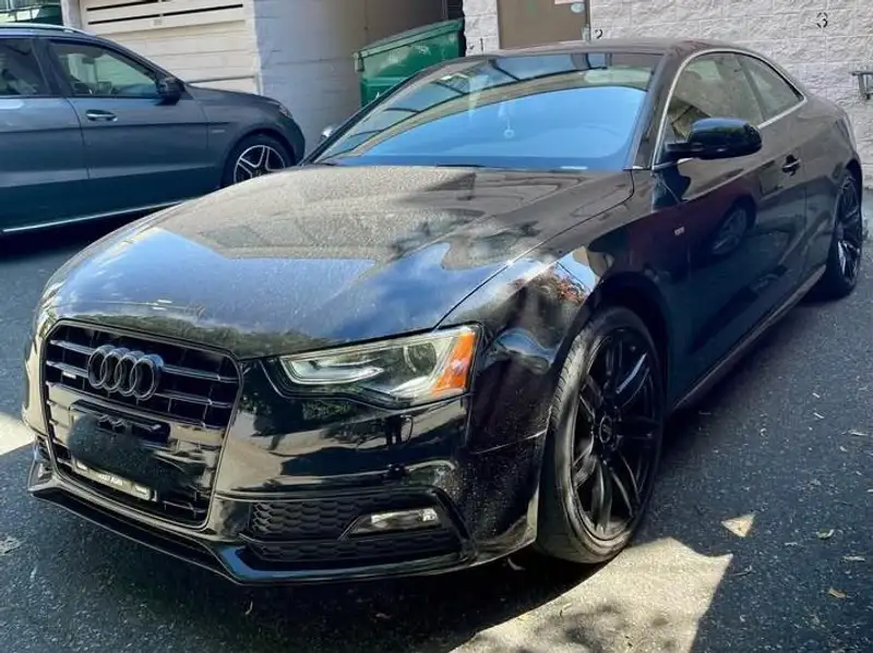 2017 Audi A5 Progressiv, černá, 38 000 km, dovoz Kanada — foto 2 z 6