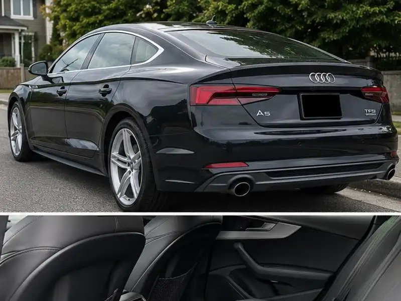 2018 Audi A5 Technik, černá, 78 500 km, dovoz Kanada — foto 3 z 9