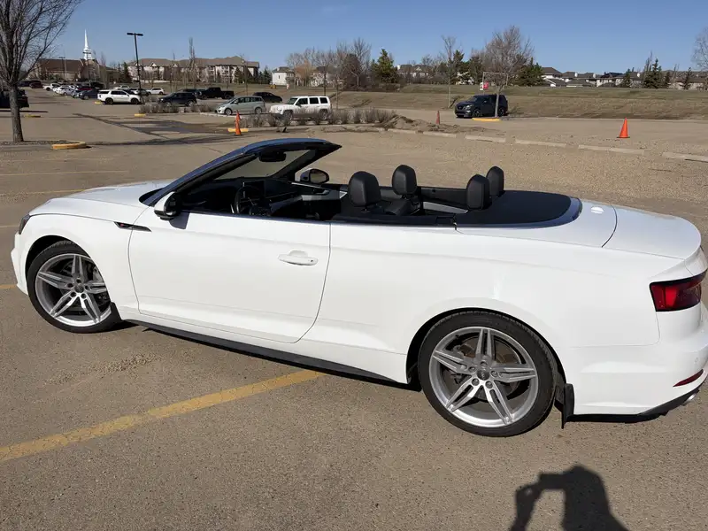 2018 Audi A5, bílá, 118 000 km, dovoz Kanada — foto 2 z 12