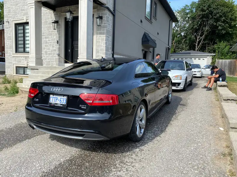 2011 Audi A5, černá, 230 000 km, dovoz Kanada — foto 10 z 10