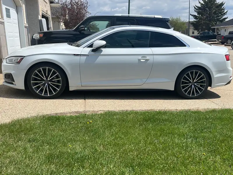 2018 Audi A5 Technik, bílá, 82 399 km, dovoz Kanada — foto 2 z 12