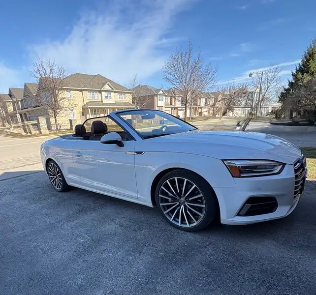 2019 Audi A5, bílá, 41 200 km, dovoz Kanada — foto 7 z 10