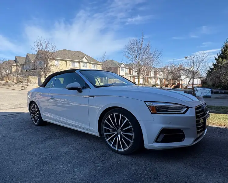 2019 Audi A5, bílá, 41 200 km, dovoz Kanada — foto 8 z 10