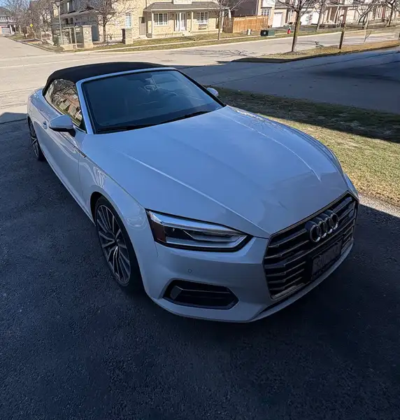 2019 Audi A5, bílá, 41 200 km, dovoz Kanada — foto 9 z 10