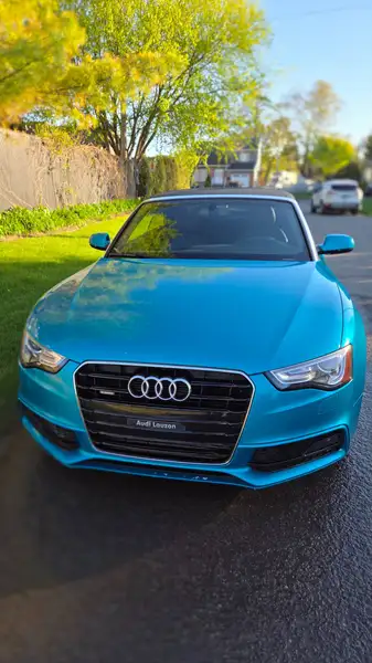 2016 Audi A5 Technik, modrá, 80 000 km, dovoz Kanada — foto 4 z 4