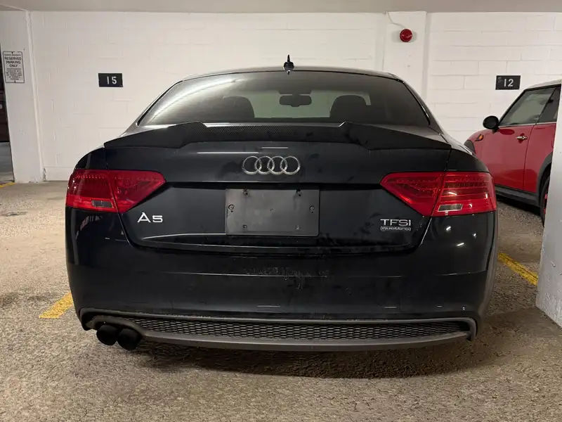 2015 Audi A5 Technik, černá, 179 000 km, dovoz Kanada — foto 3 z 4