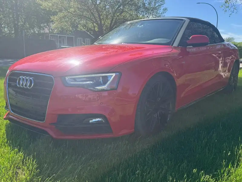 2017 Audi A5 Progressiv, červená, 117 000 km, dovoz Kanada — foto 10 z 10