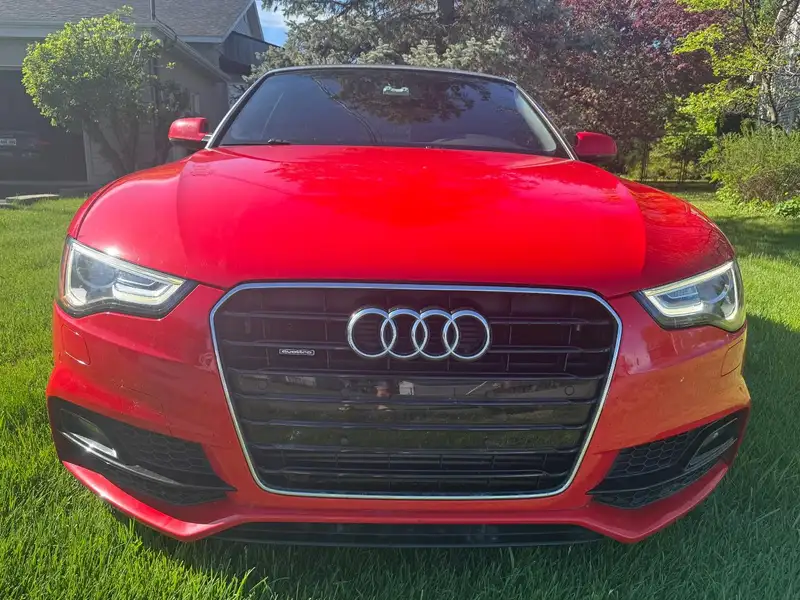 2017 Audi A5 Progressiv, červená, 117 000 km, dovoz Kanada — foto 3 z 10
