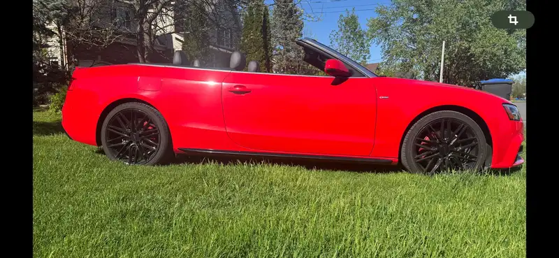 2017 Audi A5 Progressiv, červená, 117 000 km, dovoz Kanada — foto 4 z 10
