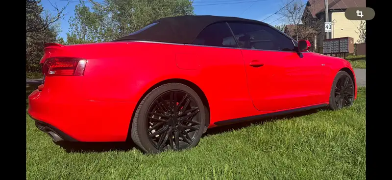 2017 Audi A5 Progressiv, červená, 117 000 km, dovoz Kanada — foto 6 z 10