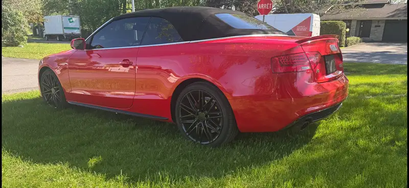 2017 Audi A5 Progressiv, červená, 117 000 km, dovoz Kanada — foto 7 z 10