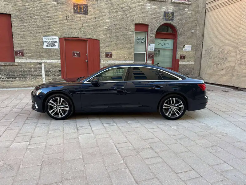 2019 Audi A6 Technik, modrá, 104 300 km, dovoz Kanada — foto 3 z 12