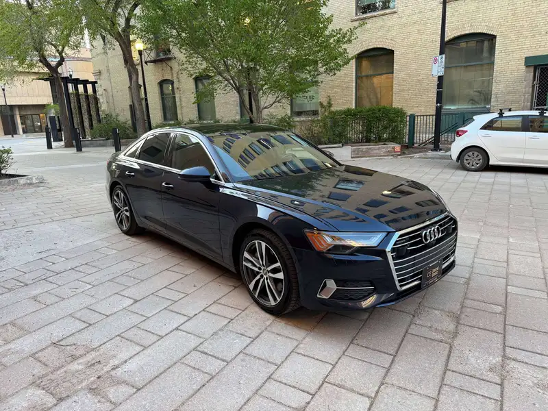2019 Audi A6 Technik, modrá, 104 300 km, dovoz Kanada — foto 8 z 12