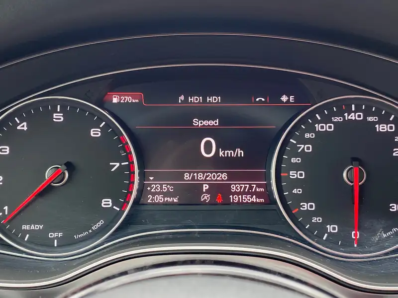 2017 Audi A6 Technik, černá, 191 549 km, dovoz Kanada — foto 5 z 12