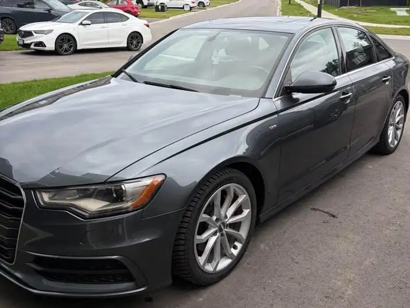 2013 Audi A6 Premium, šedá, 120 000 km, dovoz Kanada — foto 2 z 12