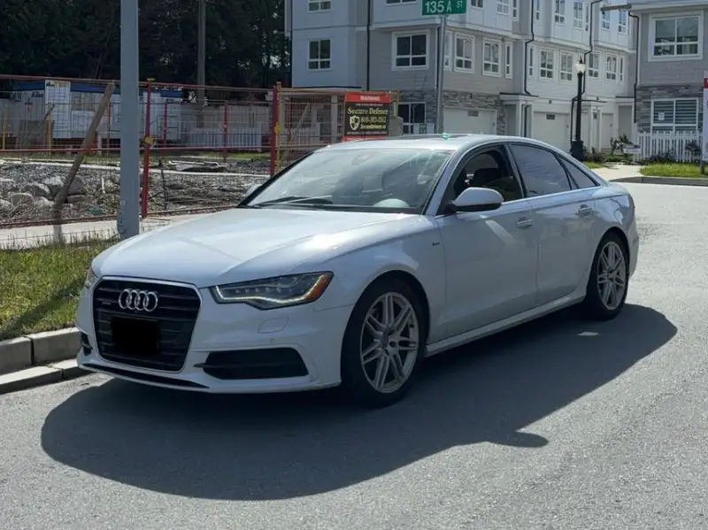 2014 Audi A6 Technik, bílá, 110 000 km, dovoz Kanada — foto 2 z 5