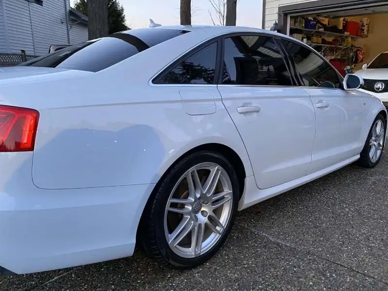 2014 Audi A6 Technik, bílá, 110 000 km, dovoz Kanada — foto 3 z 5