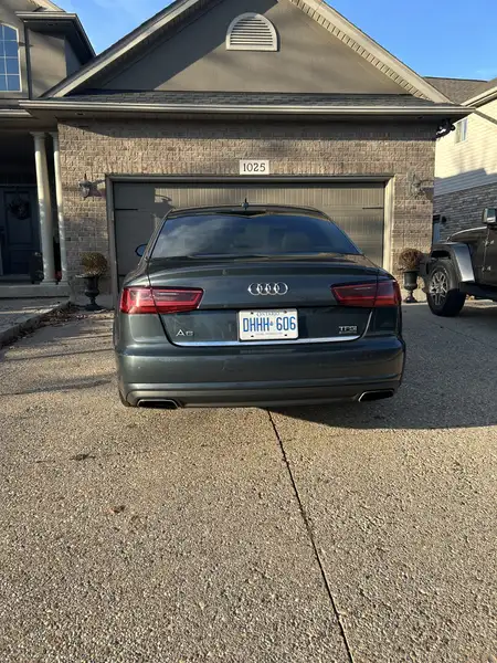 2016 Audi A6 Technik, modrá, 153 956 km, dovoz Kanada — foto 6 z 12