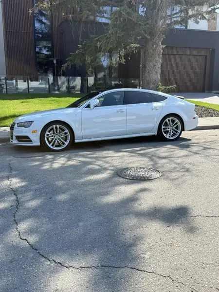 2018 Audi A7 Technik, bílá, 115 000 km, dovoz Kanada — foto 2 z 12