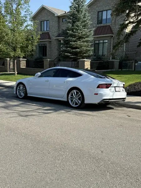 2018 Audi A7 Technik, bílá, 115 000 km, dovoz Kanada — foto 3 z 12